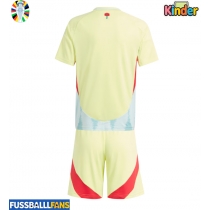 Spanien Auswärts Trikotsatz Kinder EM 2024 Kurzarm (+ Kurze Hosen)